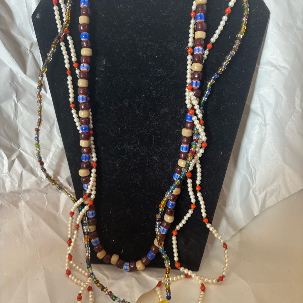 Multicolor Beaded Necklaces